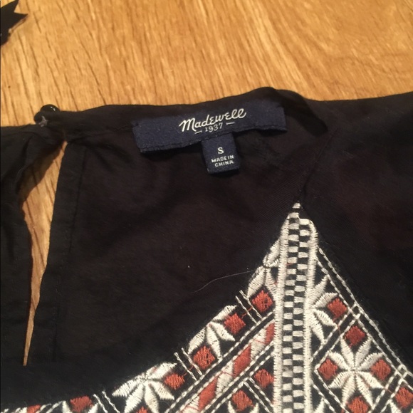 Madewell Embroidered Shirt Size Small - Picture 6 of 6